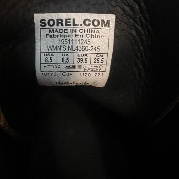 Sorel Dark Brown Lace-Up Boots - Picture 4 of 4